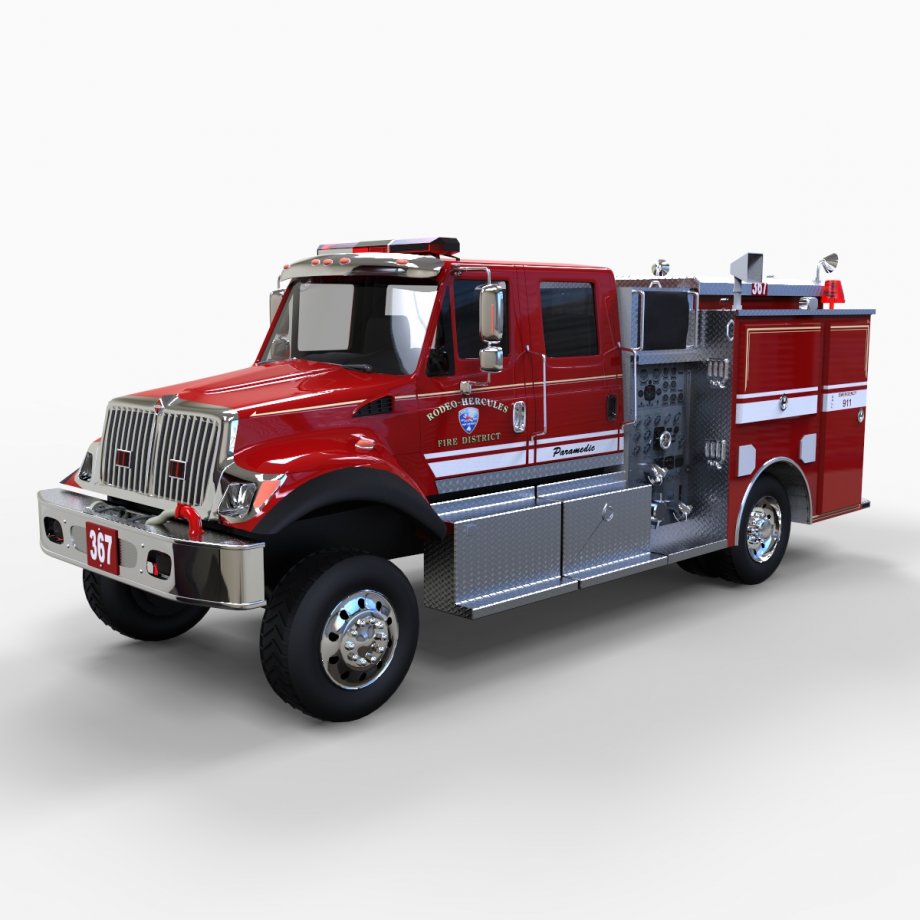 fire truck 3d model free